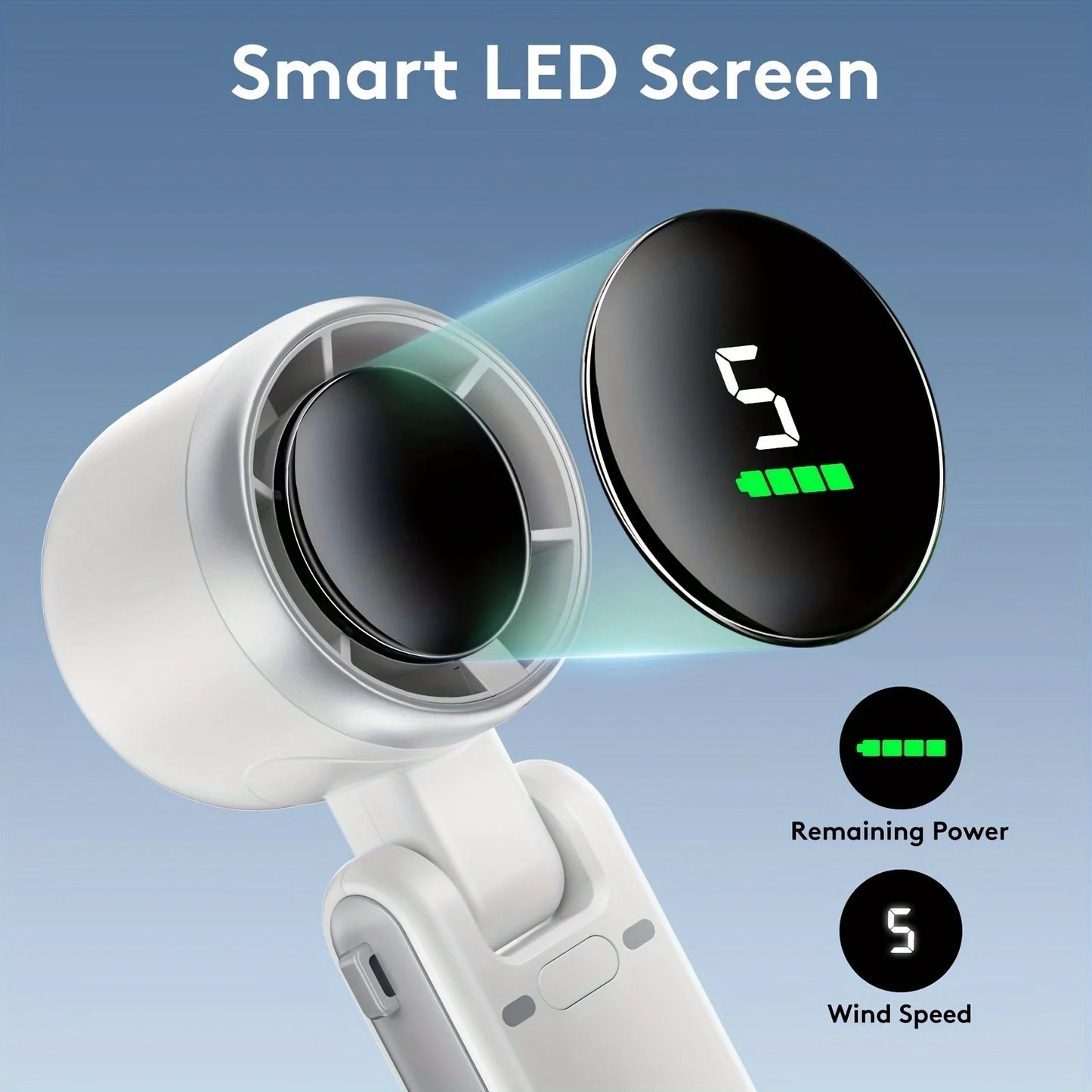 Turbo Powered Mini Handheld Fan™